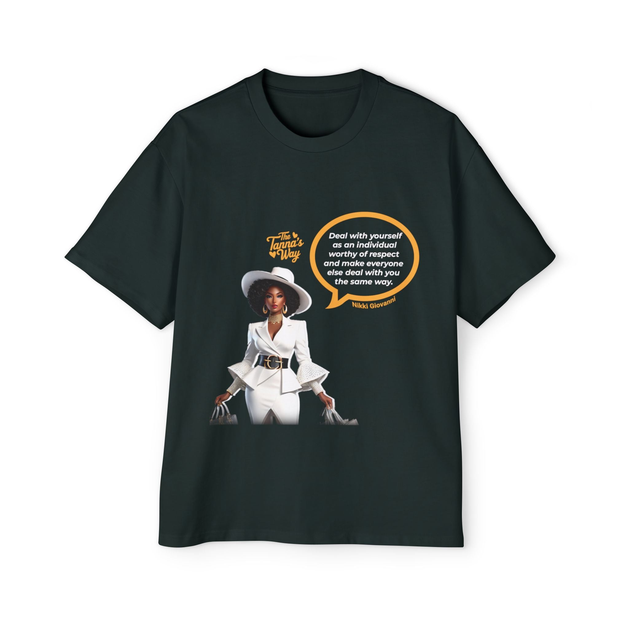 Nikki Giovanni | Men's Heavy Oversized Tee